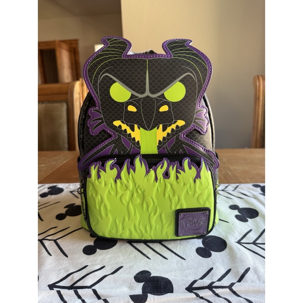 Loungefly Pop! Maleficent Dragon Cosplay Backpack NWT